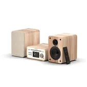 Pure Classic Stereo Mini Stereoanlage DAB+/FM, Bluetooth, CD, USB weiß/Eiche