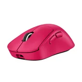 Logitech PRO X SUPERLIGHT 2 DEX Gaming-Maus Magenta kabelgebunden / kabellos (Funk) für Rechtshänder