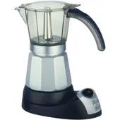 DeLonghi EMKM 6.B Alicia Plus Silber Elektrischer Espressokocher