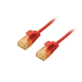 Equip 62620607101 Slim-Patchkabel, Cat.6A, U/UTP, 3m, Rot