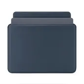 pipetto Ultra Slim Sleeve MacBook 13/14 Zoll Dunkelblau