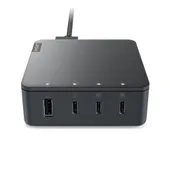 Lenovo Go Multiport-Ladegerät 130W, USB-C Stromversorgung, 3x USB-C, 1x USB-A