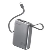 4smarts Powerbank Pocket Dual Cord 20000mAh 22.5W, spacegrau