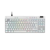 Logitech PRO X TKL RAPID Gaming Tastatur kabelgebunden, Mechanisch, Weiß