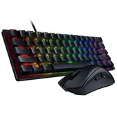 RAZER Huntsman Mini Combo Schwarz, ESPORTS Gaming Maus-Tastaturkombination inkl. RAZER DeathAdder V3 HyperSpeed
