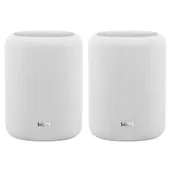 WiiM Sound LITE Twin Pack weiss Smart Speaker Hi-Res Multiroom Lautsprecher-Set