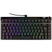 ASUS ROG Falchion Ace 75 HE Schwarz – Kabelgebundene Gaming-Tastatur, 75% Tastatur-Layout, Hot-Swap-fähig, Rapid Trigger, 8000 Hz Abtastrate