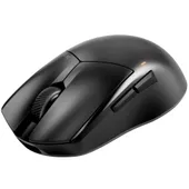 be quiet! Dark Perk Ergo Schwarz – Kabellose Ergonomische Gaming-Maus, 32.000 DPI, 8000 Hz Abtastrate, 55g