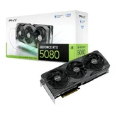 PNY GeForce RTX 5080 Triple Fan 16GB Grafikkarte 3xDP/HDMI