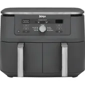 Ninja DZ400EU FlexDrawer MAX 6-in-1 Dual Zone Heißluftfritteuse 9,5 L Grau