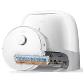 Roborock Qrevo Curv 2 FlowX Saug-/Wischroboter Wischsystem Absaugstation weiß