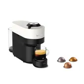 Kaffeekapselmaschine Nespresso VERTUO POP von Krups XN9201 Coconut White