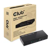 Club 3D CSV-1380 HDMI™ 4K@60Hz UHD Splitter 4 Ports