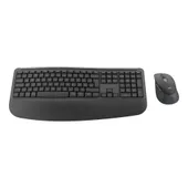 Logitech Signature Comfort Plus MK880 Grafit Maus-Tastaturkombination, kabellos, Bluetooth, Anpassbar via Logi Options+
