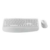 Logitech Signature Comfort Plus MK880 Weiß Maus-Tastaturkombination, kabellos, Bluetooth, Anpassbar via Logi Options+