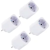 Shelly Plug M Gen3 White Smarter Zwischenstecker BT WLAN 4er Set weiß