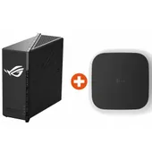 Bundle: ASUS ROG Strix GS-BE18000 Tri-Band WiFi 7 Gaming Router + Telekom Glasfaser Modem 2,5 Gbit/s schwarz