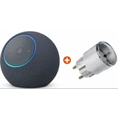 Bundle: Amazon Echo Dot Max (2025) WLAN- und Bluetooth-Lautsprecher mit Alexa Graphit + Shelly Plug S Gen3 white Zwischenstecker