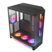 NZXT H6 Gaming PC Gehäuse Midi-Tower Schwarz Seitenfenster