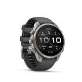 Garmin Fenix 9 Pro - 47 mm, AMOLED Graphit/Schwarz Titan mit QuickFit®-Silikon-Armband