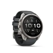 Garmin Fenix 9 Pro - 51 mm, AMOLED Graphit/Schwarz Titan mit QuickFit®-Silikon-Armband
