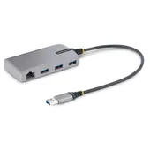 StarTech.com 3-Port USB 3.0 Hub 3x USB-A, 1x GB-LAN