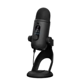 Logitech G Yeti 2 USB Gaming Mikrofon | KI-Rauschunterdrückung, Blue VO!CE, 24 Bit/48 kHz & RGB Display, Schwarz