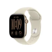 Apple Watch Series 12 GPS 42mm Light Gold Aluminium Gehäuse mit Sand Sport Band - S/M
