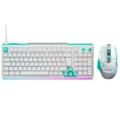 Logitech G Gaming Set G512 X 98 RGB Gaming-Tastatur & G502 X PLUS LIGHTSPEED Wireless Gaming-Maus – Esports Performance Set, Weiß-/ Mint