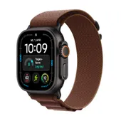 Apple Watch Ultra 4 GPS + Cellular 49mm Black Titanium Gehäuse mit Burgundy Alpine Loop - L