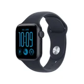 Apple Watch SE 3 GPS + Cellular 40mm Midnight Aluminium Case with Navy Blue Sport Band - M/L