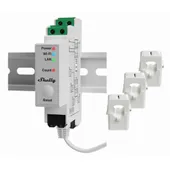 Shelly Pro 3EM 120A v2 Energiemessgerät 3 Phasen inkl. 3x 120A Klemmen WLAN LAN BT (0% MwSt. gem. § 12 Abs. 3 UStG) (0% MwSt. gem. § 12 Abs. 3 UStG)