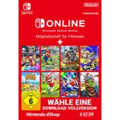 Nintendo Switch Online 90 Tage Einzelmitgliedschaft + 1 Spiel