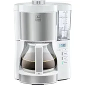 Melitta Look Timer 1025-07 Kaffeemaschine Weiß/Edelstahl 10 Tassen