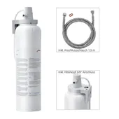 JURA Wasserfilter F3300 für Automaten mit Festwasseranschluss (70332) inkl. Anschlußschlauch und Filterkopf