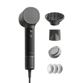 Laifen Neo Special Hochgeschwindigkeits-Haartrockner mit Diffusor & 2 Stylingdüsen; 110.000 U/min, Smart Temperature Control, 1400 W; schwarz