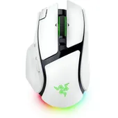 Razer Basilisk V4 Pro Wireless Gaming Maus - 50.000 DPI, 8.000 Hz, HyperScroll, Bluetooth, Chroma RGB, Weiß