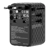 Verbatim 30191 Charge 'n' Travel GaN III Universal Reiseadapter 100W