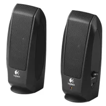 Logitech S-120 schwarz 2.0 Lautsprechersystem, 2x 2,20 Watt maximale Leistung