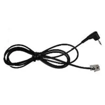 Jabra RJ10 auf 2,5mm KLinke, 1,0 Meter für KX-T 7630, 7633, 7635 an z.B. GN9300, GN9120, GN Ellipse, GN8000