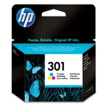 HP CH562EE / 301 Original Druckerpatrone Farbig (Cyan, Magenta, Gelb)