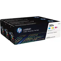 HP CF370AM / 305A Original Toner Multipack (Cyan, Magenta, Gelb)