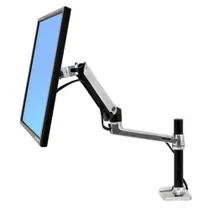 ERGOTRON LX Monitor Arm mit hoher Säule Tischhalterung, aluminium