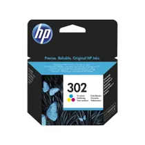 HP F6U65AE / 302 Original Druckerpatronen Farbig Cyan, Magenta, Gelb Instant Ink Cyan/Gelb/Magenta