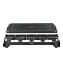 Tefal RE4588 Raclette-Grill für 10 Personen schwarz/edelstahl