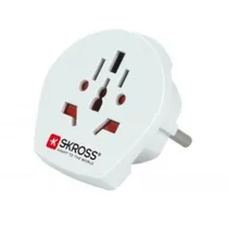Skross Reisestecker World to Europe (Einzelartikel) weiß