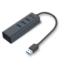 i-tec USB-A HUB 3 port USB 3.0 + Gigabit Ethernet Adapter Me tall