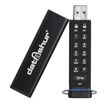 iStorage datAshur USB2.0 Flash Drive 8GB mit PIN-Schutz schwarz