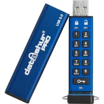 iStorage datAshur PRO USB3.0 Flash Drive 8GB Stick mit PIN-Schutz Aluminium