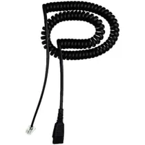 Jabra Anschlußkabel QD auf RJ10, spiral, 0,5 - 2 Meter, Regel-Belegung